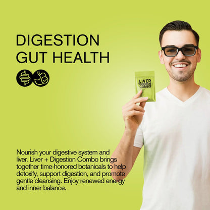 500mg Liver + Digestion Combo Tablets - Lime Ginger - Mood Tablets