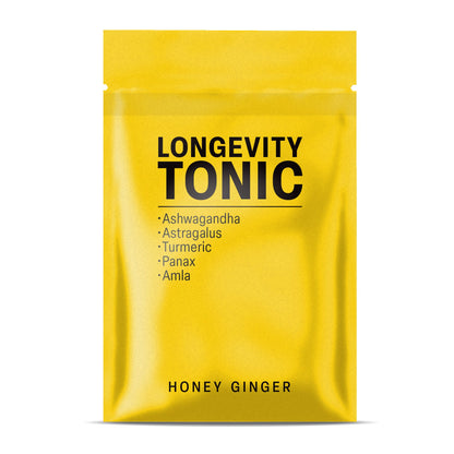 500mg Longevity Tonic Tablets - Honey Ginger - Mood Tablets