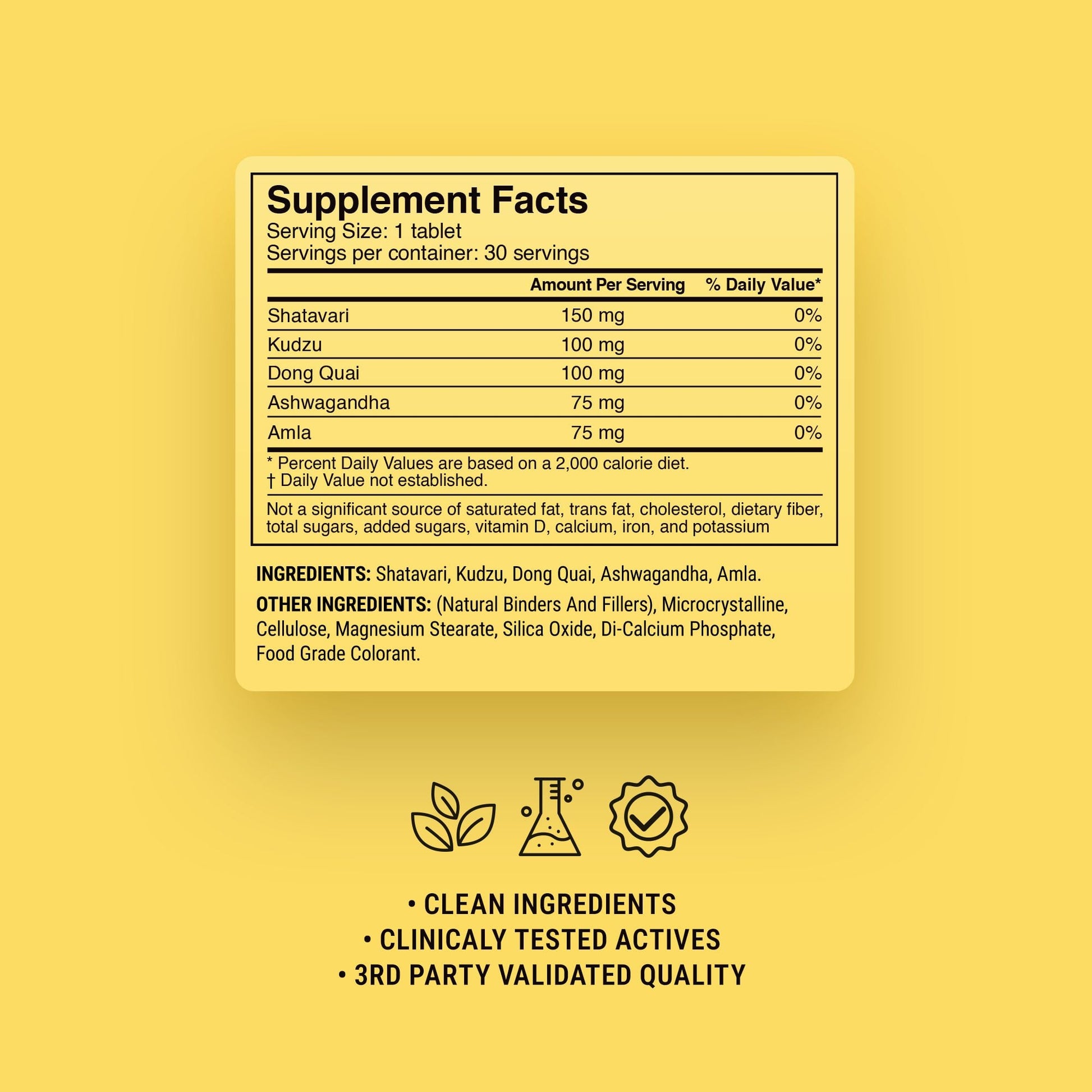 500mg Menopause Support Tablets - Pear Ginger - Mood Tablets