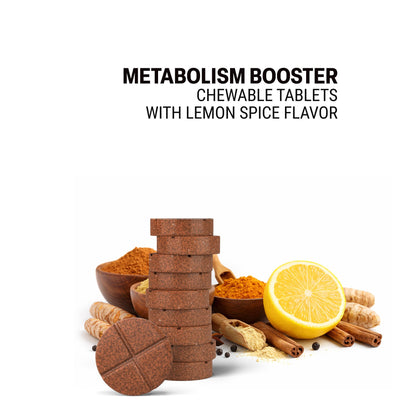500mg Metabolism Booster Tablets - Lemon Spice - Mood Tablets