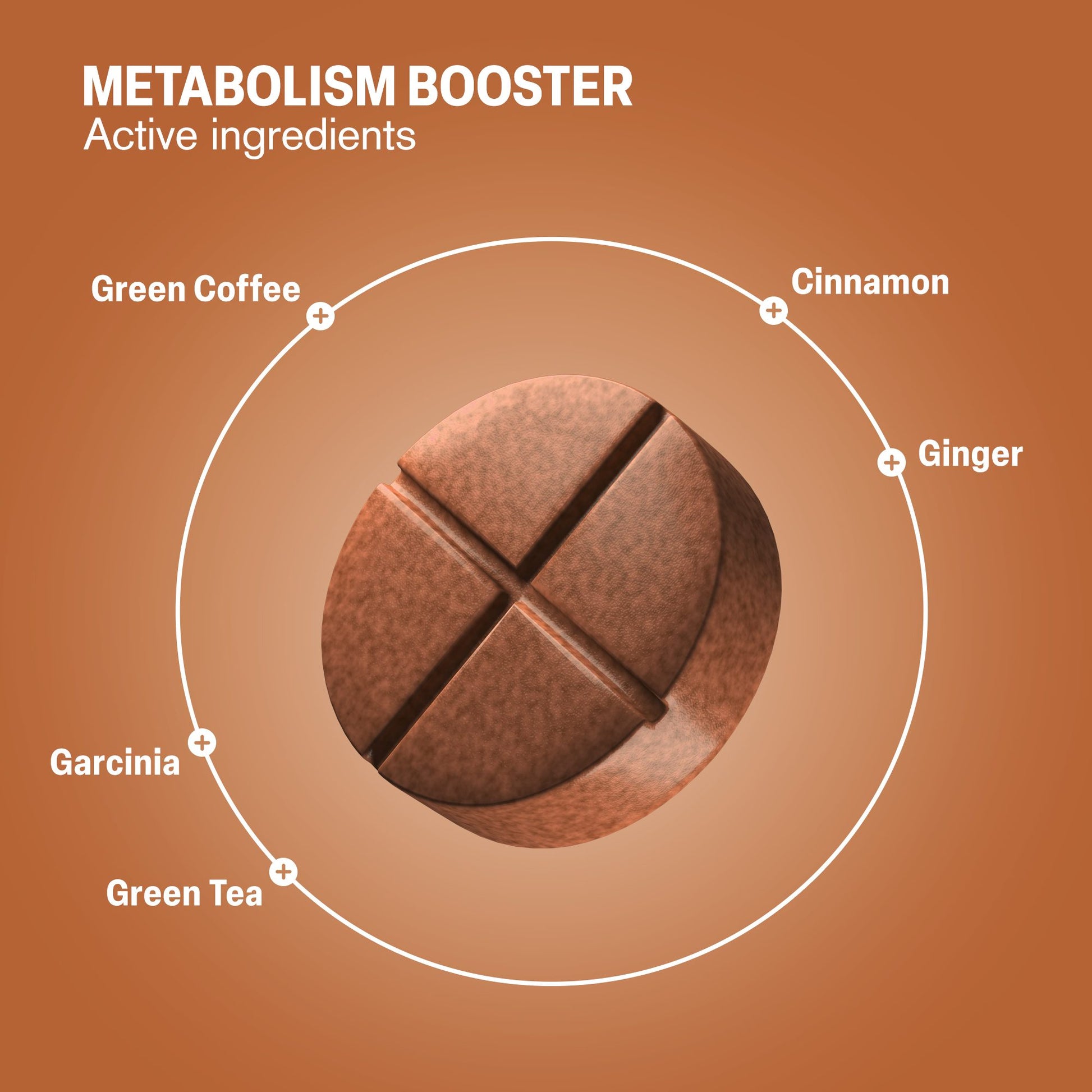 500mg Metabolism Booster Tablets - Lemon Spice - Mood Tablets