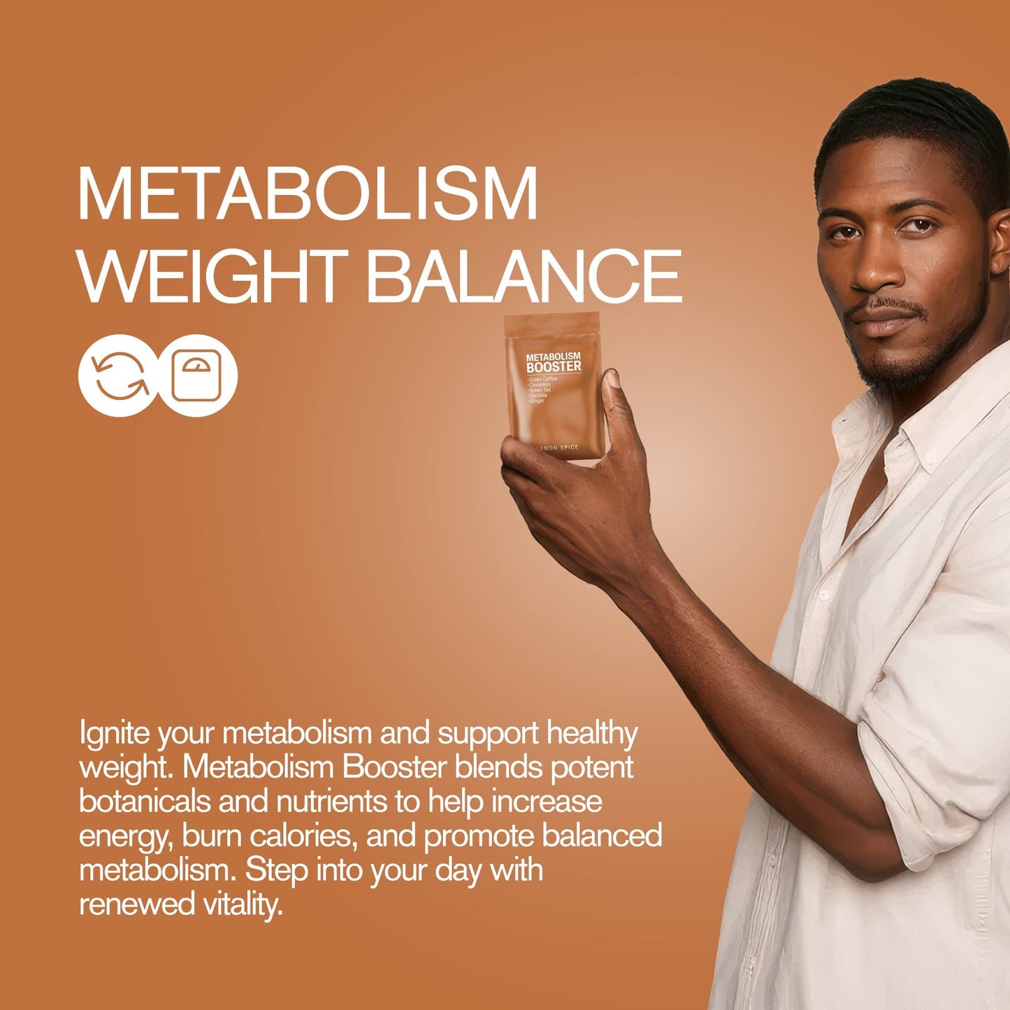 500mg Metabolism Booster Tablets - Lemon Spice - Mood Tablets