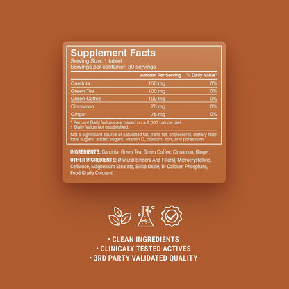 500mg Metabolism Booster Tablets - Lemon Spice - Mood Tablets