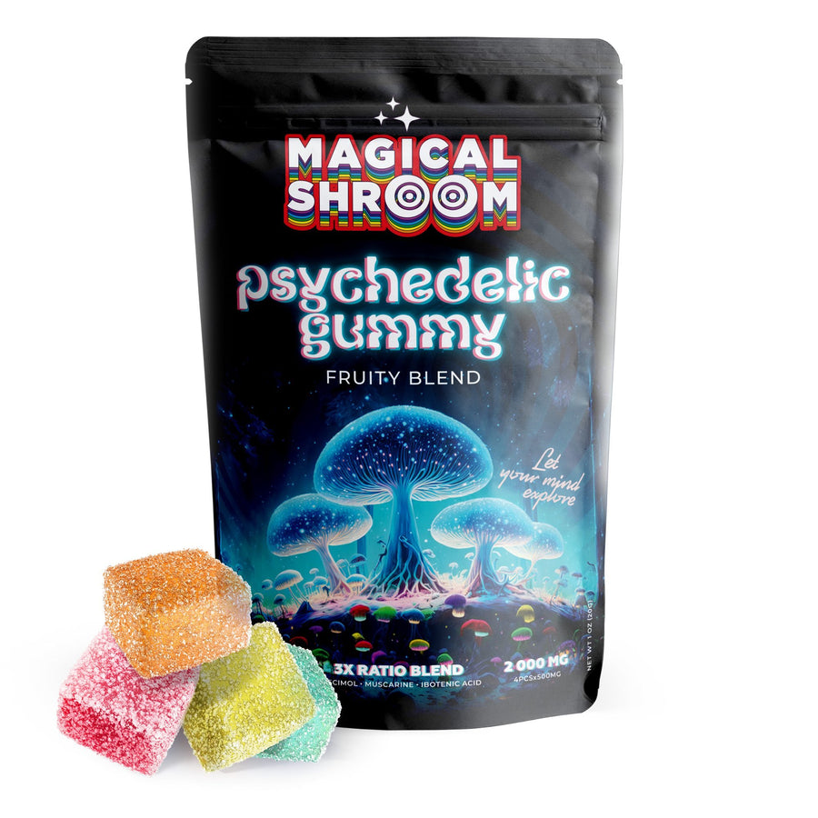 500mg Mushroom Blend, Muscarine, Muscimol, Amanita Muscaria Gummies - Magical Shroom