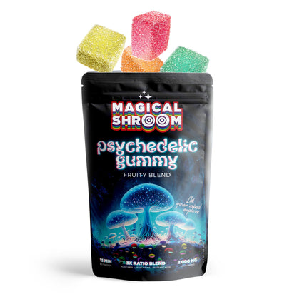 500mg Mushroom Blend, Muscarine, Muscimol, Amanita Muscaria Gummies - Magical Shroom