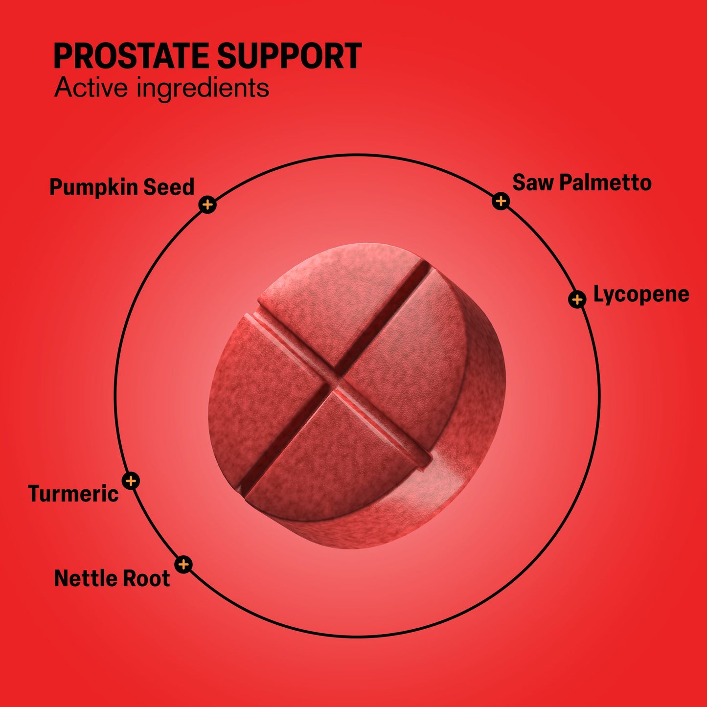500mg Prostate Support Tablets - Cranberry Orange - Mood Tablets