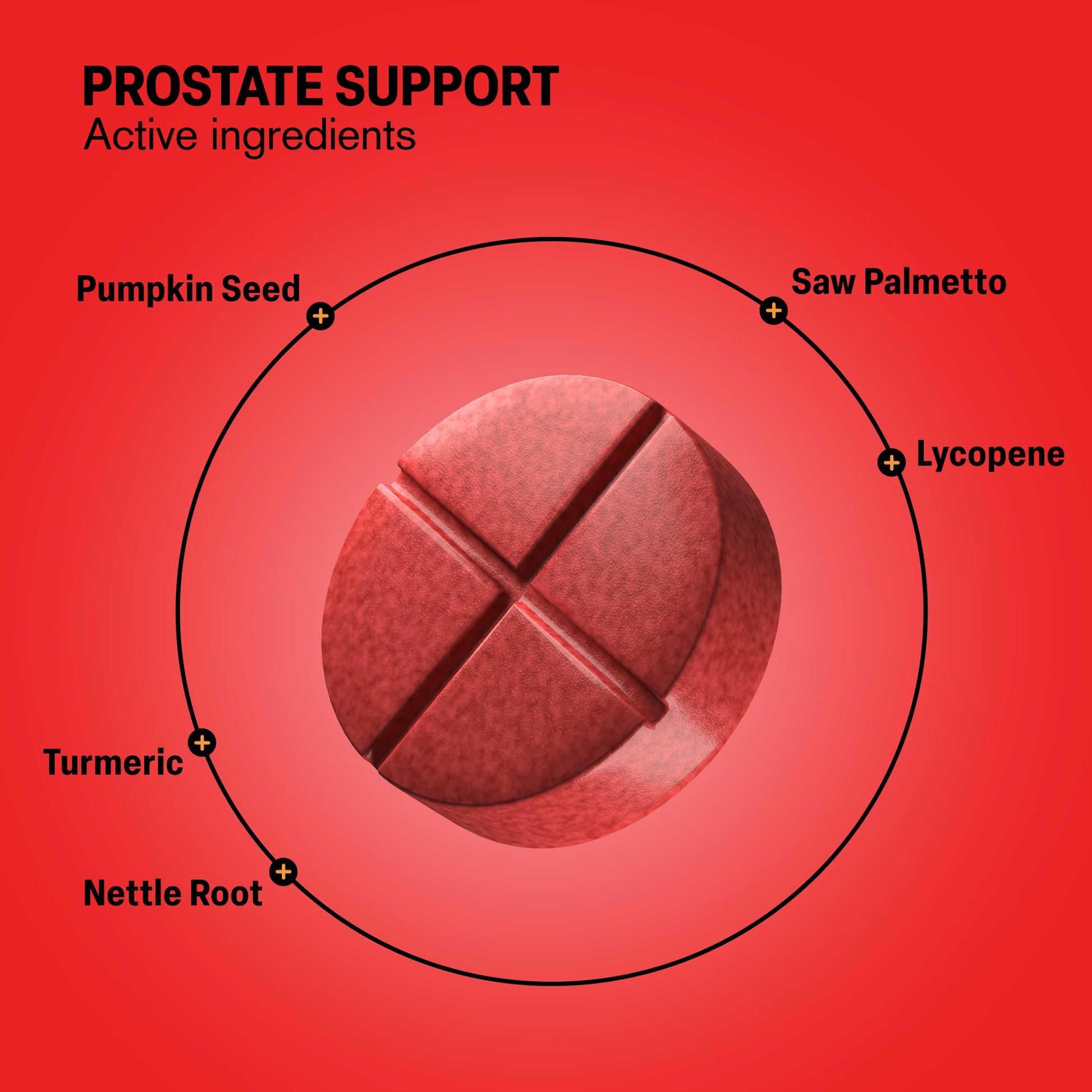 500mg Prostate Support Tablets - Cranberry Orange - Mood Tablets