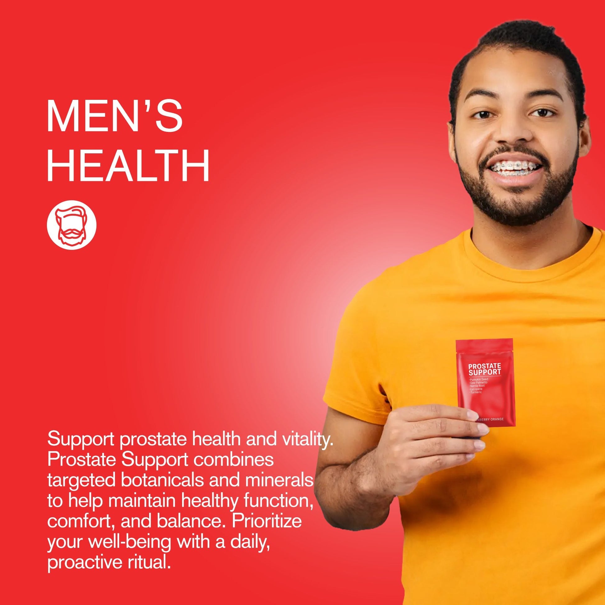 500mg Prostate Support Tablets - Cranberry Orange - Mood Tablets