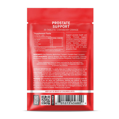 500mg Prostate Support Tablets - Cranberry Orange - Mood Tablets