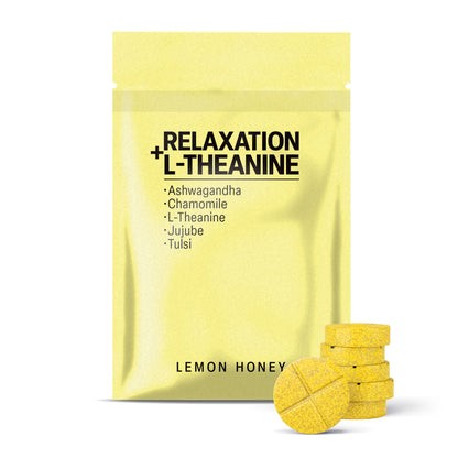 500mg Relaxation + L-Theanine Tablets - Lemon Honey - Mood Tablets