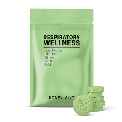 500mg Respiratory Wellness Tablets - Honey Mint - Mood Tablets