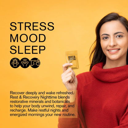 500mg Rest & Recovery Nighttime Tablets - Golden Milk - Mood Tablets