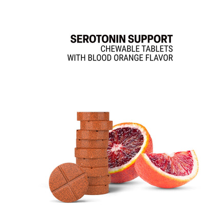 500mg Serotonin Support Tablets - Blood Orange - Mood Tablets