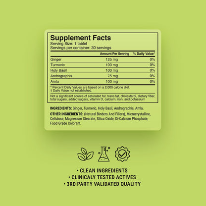 500mg Sinus + Airway Clear Tablets - Lemon Eucalyptus - Mood Tablets