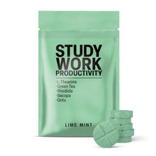 500mg Study Work Productivity Tablets - Lime Mint - Mood Tablets