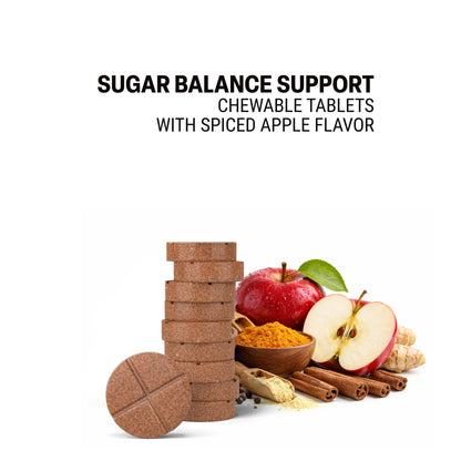 500mg Sugar Balance Support Tablets - Spiced Apple - Mood Tablets