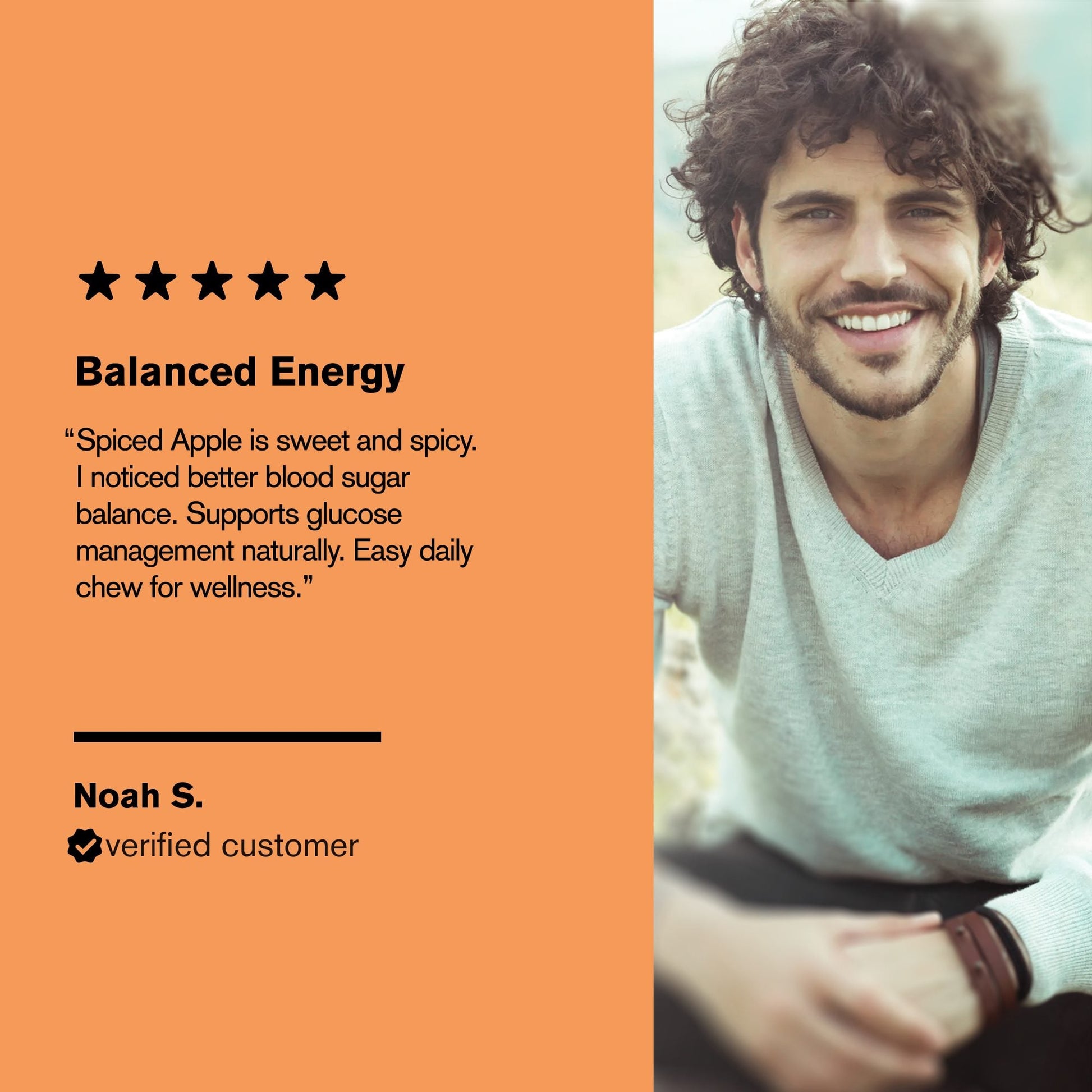 500mg Sugar Balance Support Tablets - Spiced Apple - Mood Tablets