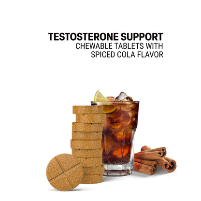 500mg Testosterone Support Tablets - Spiced Cola - Mood Tablets