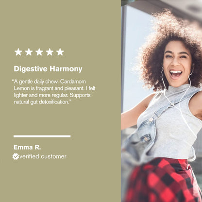500mg Triphala Digestive Tablets - Cardamom Lemon - Mood Tablets