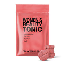 500mg Women's Beauty Tonic Tablets - Strawberry Rose - Mood Tablets