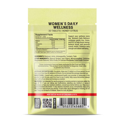 500mg Women’s Daily Wellness Tablets - Honey Citrus - Mood Tablets
