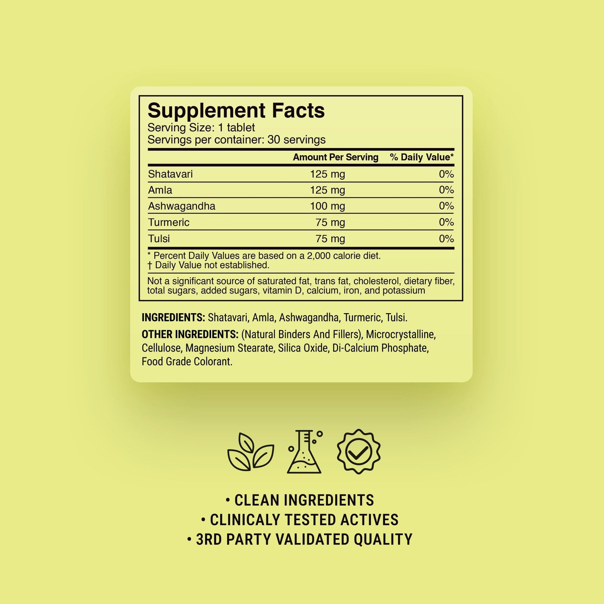 500mg Women’s Daily Wellness Tablets - Honey Citrus - Mood Tablets