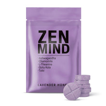 500mg Zen Mind Tablets - Lavender Honey - Mood Tablets