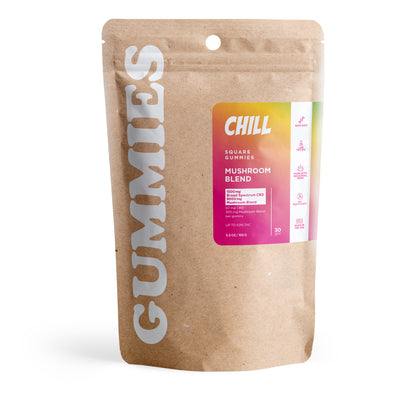 50mg Broad Spectrum CBD & Mushroom Blend Gummies - Chill