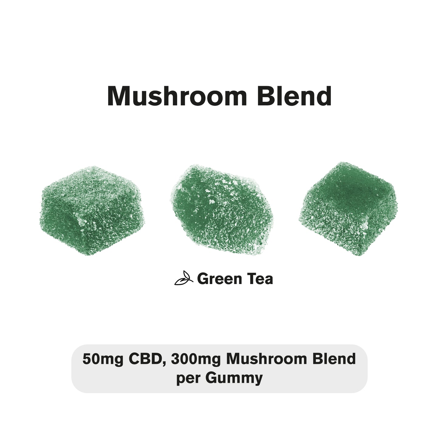 50mg Broad Spectrum CBD & Mushroom Blend Gummies - Chill