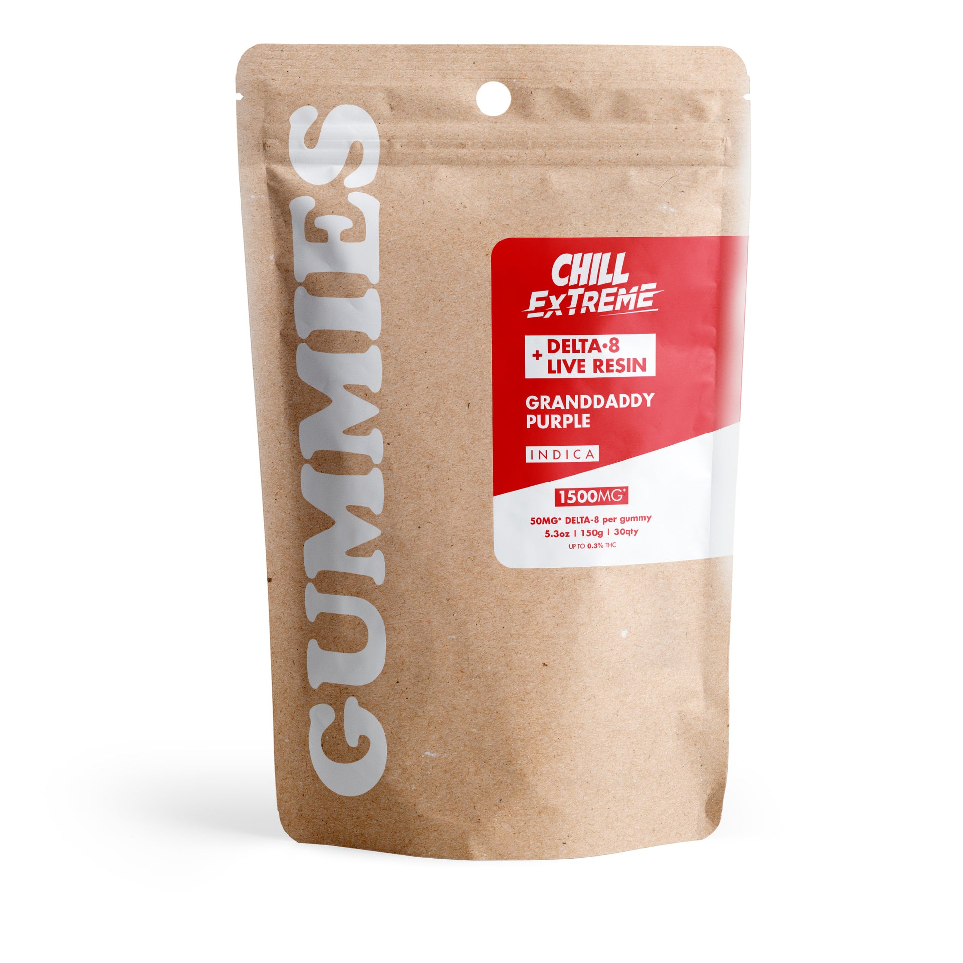 50mg D8 + Live Resin Gummies Bundle - Chill Extreme