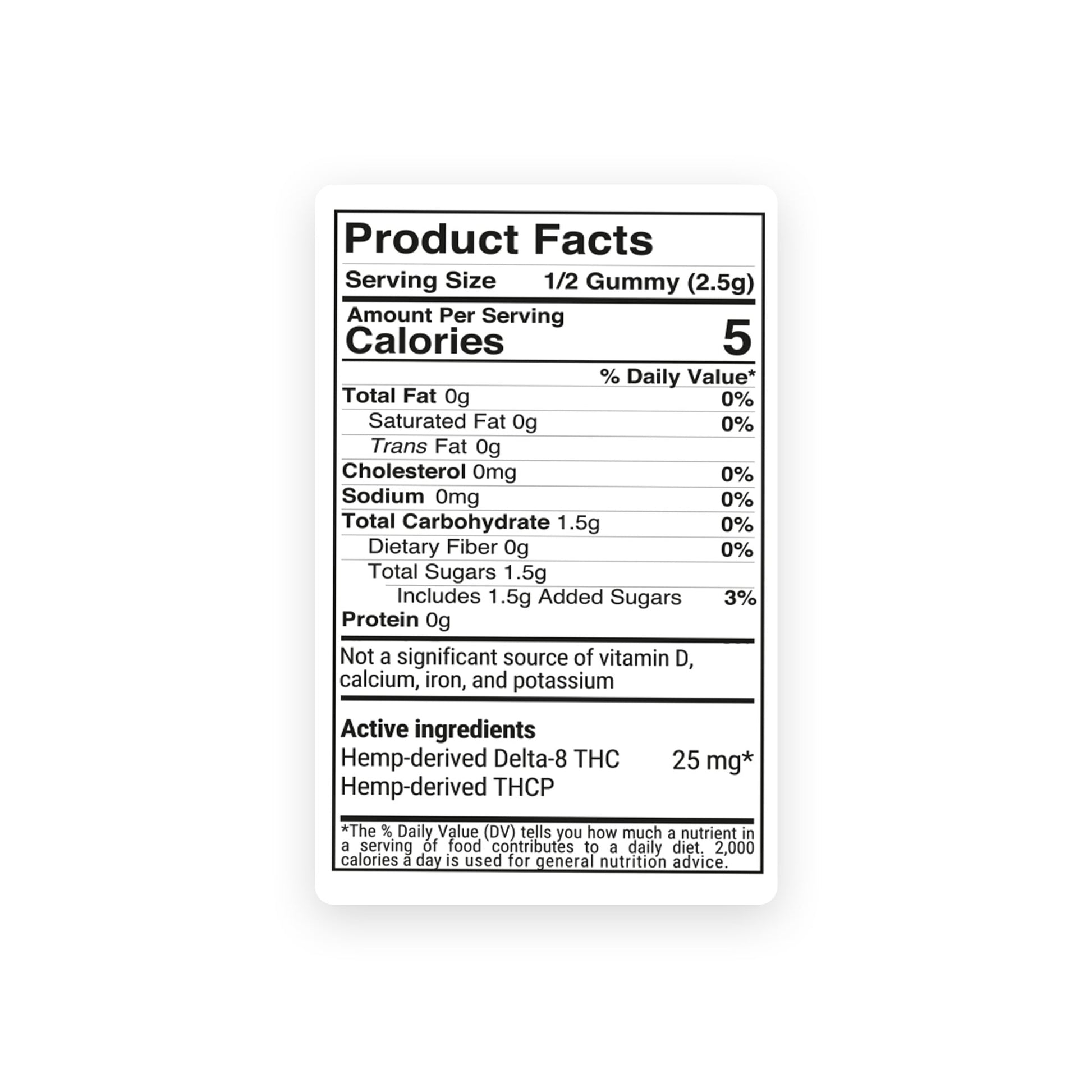 50mg D8 & THCP Gummies - Paradise Mix - Chill Plus