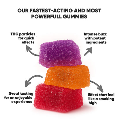 50mg D8 & THCP Gummies - Paradise Mix - Chill Plus