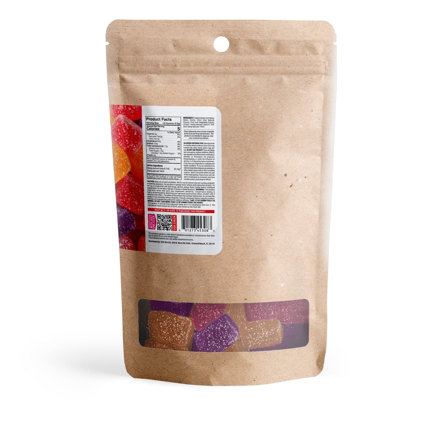 50mg D8 & THCP Gummies - Paradise Mix - Chill Plus