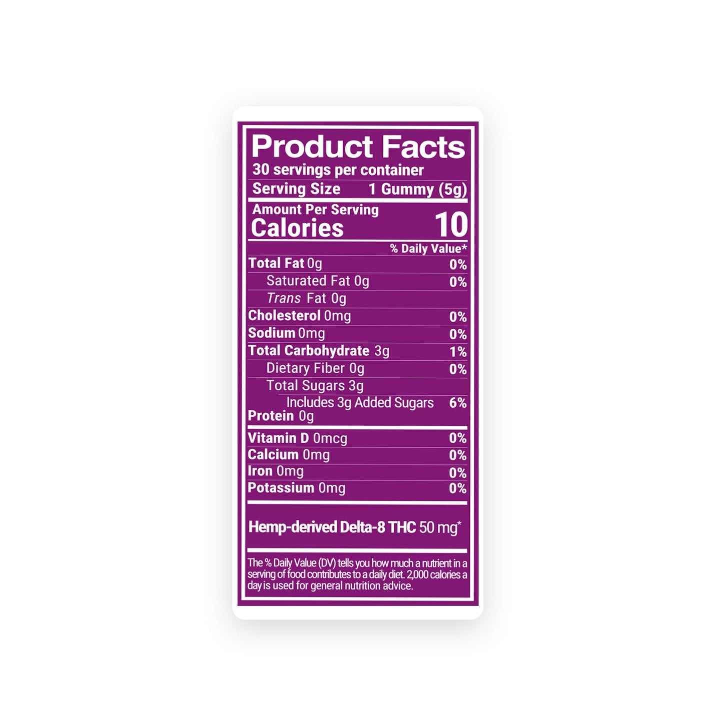 50mg Delta 8 Gummies - Tropical Mix - Chill Plus