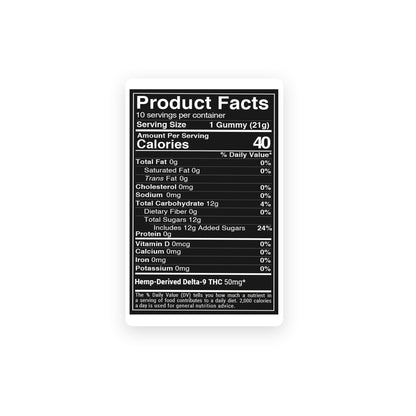 50mg Delta 9 Gummies - Blueberry - Chill Plus