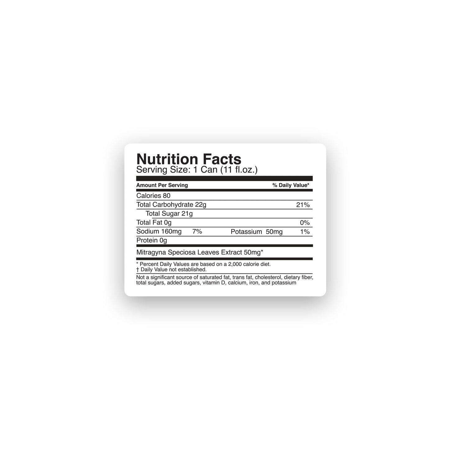 50mg Kratom Nano Electrolyte Drink - Blue Raspberry - Fresh