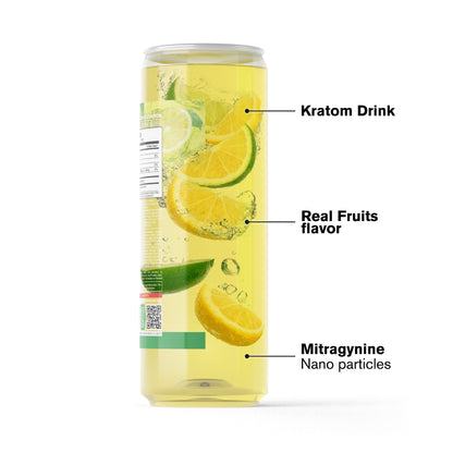50mg Kratom Nano Electrolyte Drink - Lemon Lime - Fresh