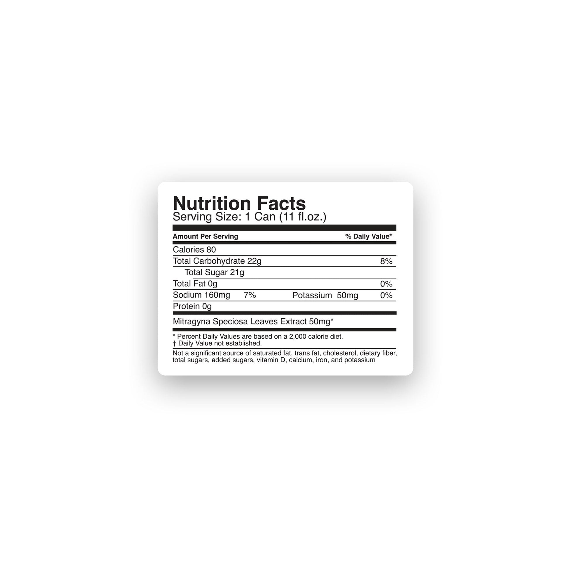50mg Kratom Nano Electrolyte Drink - Lemon Lime - Fresh