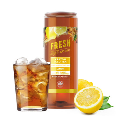 50mg Kratom Nano Iced Tea - Lemon - Fresh