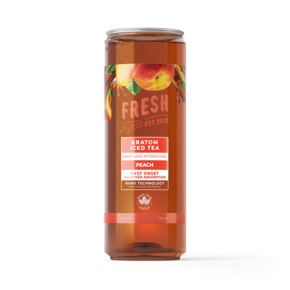 50mg Kratom Nano Iced Tea - Peach - Fresh