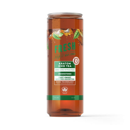 50mg Kratom Nano Iced Tea - Unsweetened - Fresh