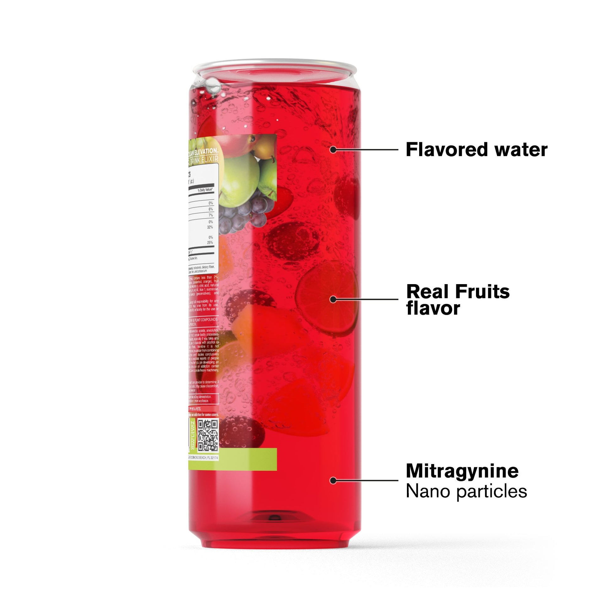 50mg Kratom Nano Juice - Fruit Punch - Fresh
