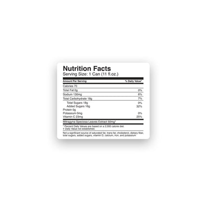 50mg Kratom Nano Juice - Fruit Punch - Fresh