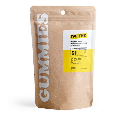 55mg D9 & CBD Isolate Gummies - D9 THC