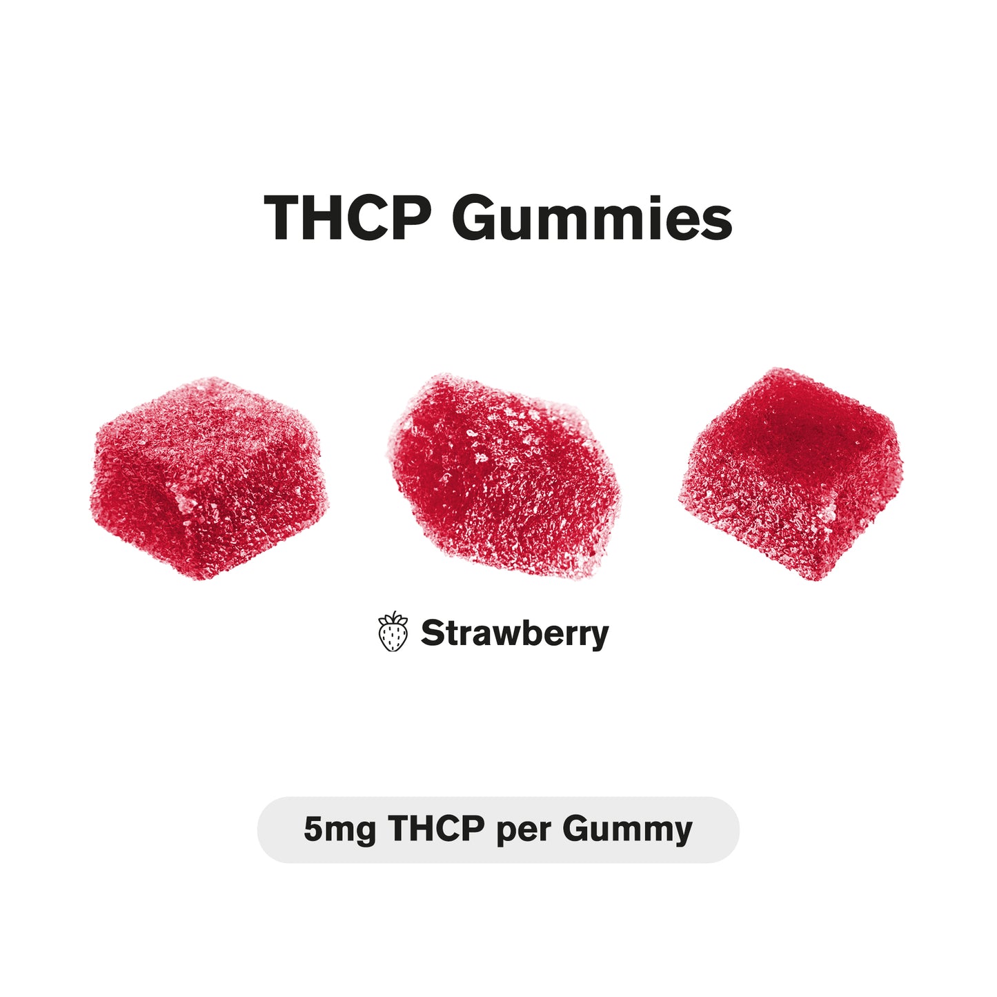 5mg THCP Gummies - Strawberry - Fresh