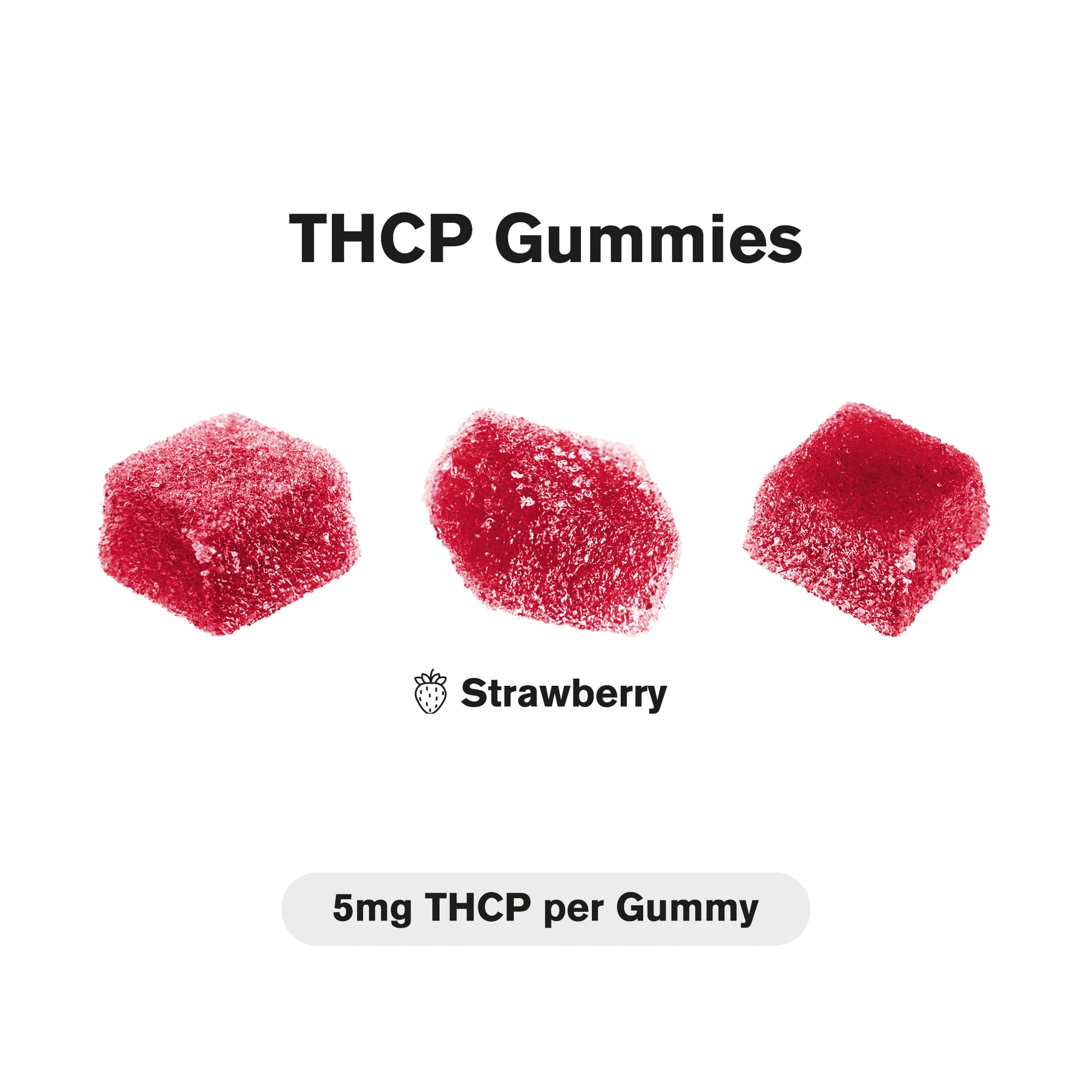 5mg THCP Gummies - Strawberry - Fresh
