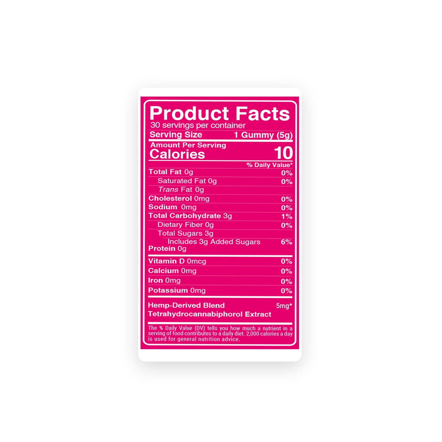 5mg THCP Gummies - Strawberry - Fresh