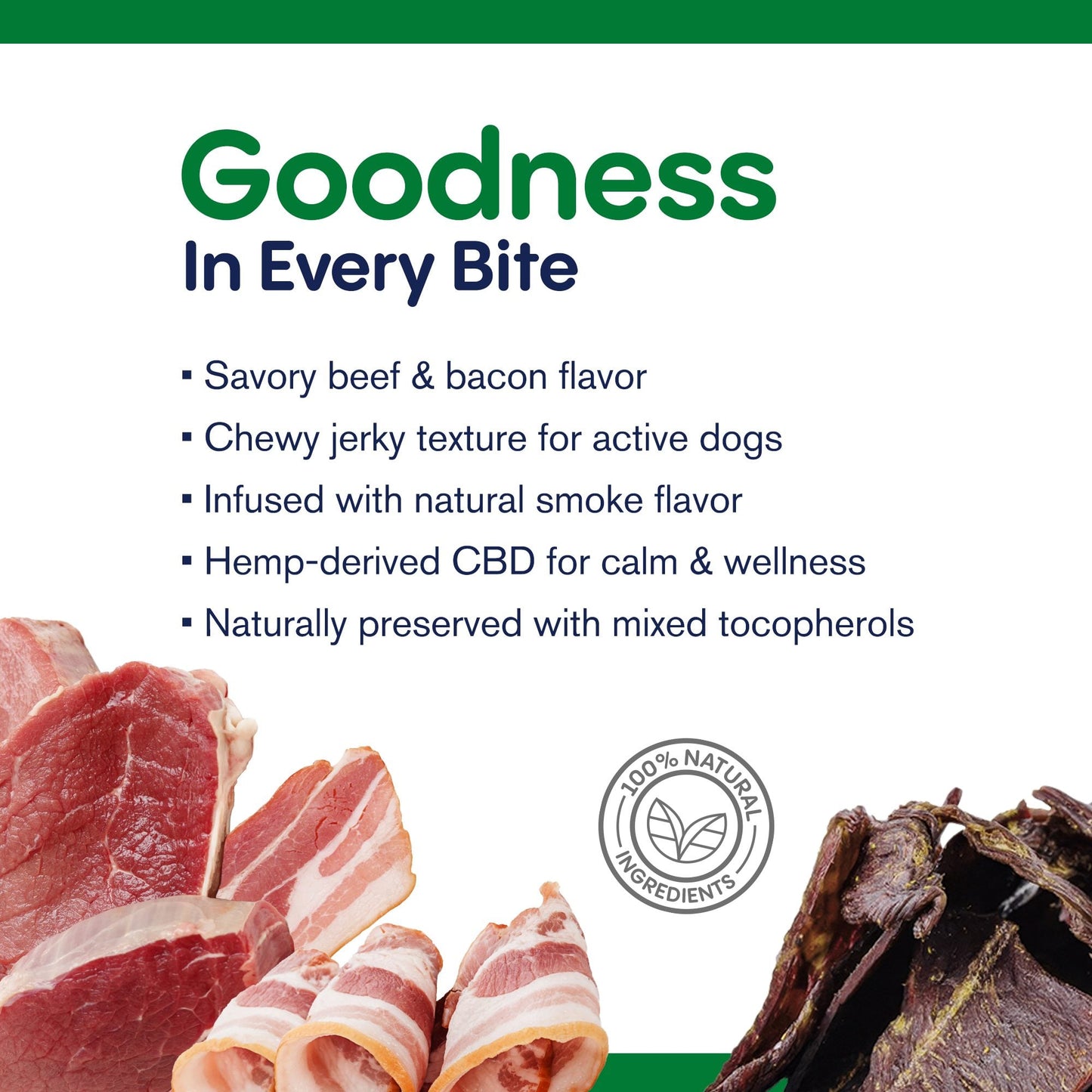 600mg CBD Pet Treats For Dogs - Beef Jerky - MediPets