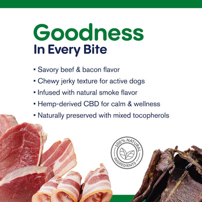 600mg CBD Pet Treats For Dogs - Beef Jerky - MediPets
