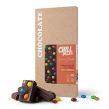 600mg Dark Chocolate & Candies Bar – Delta 8 – Chill Plus